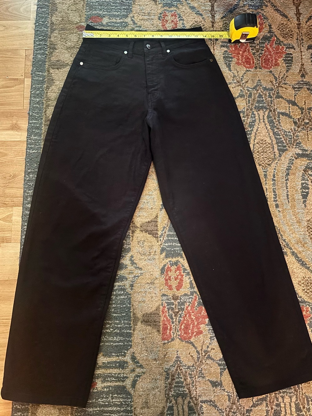 Loup Black Amelia Barrel Pants small